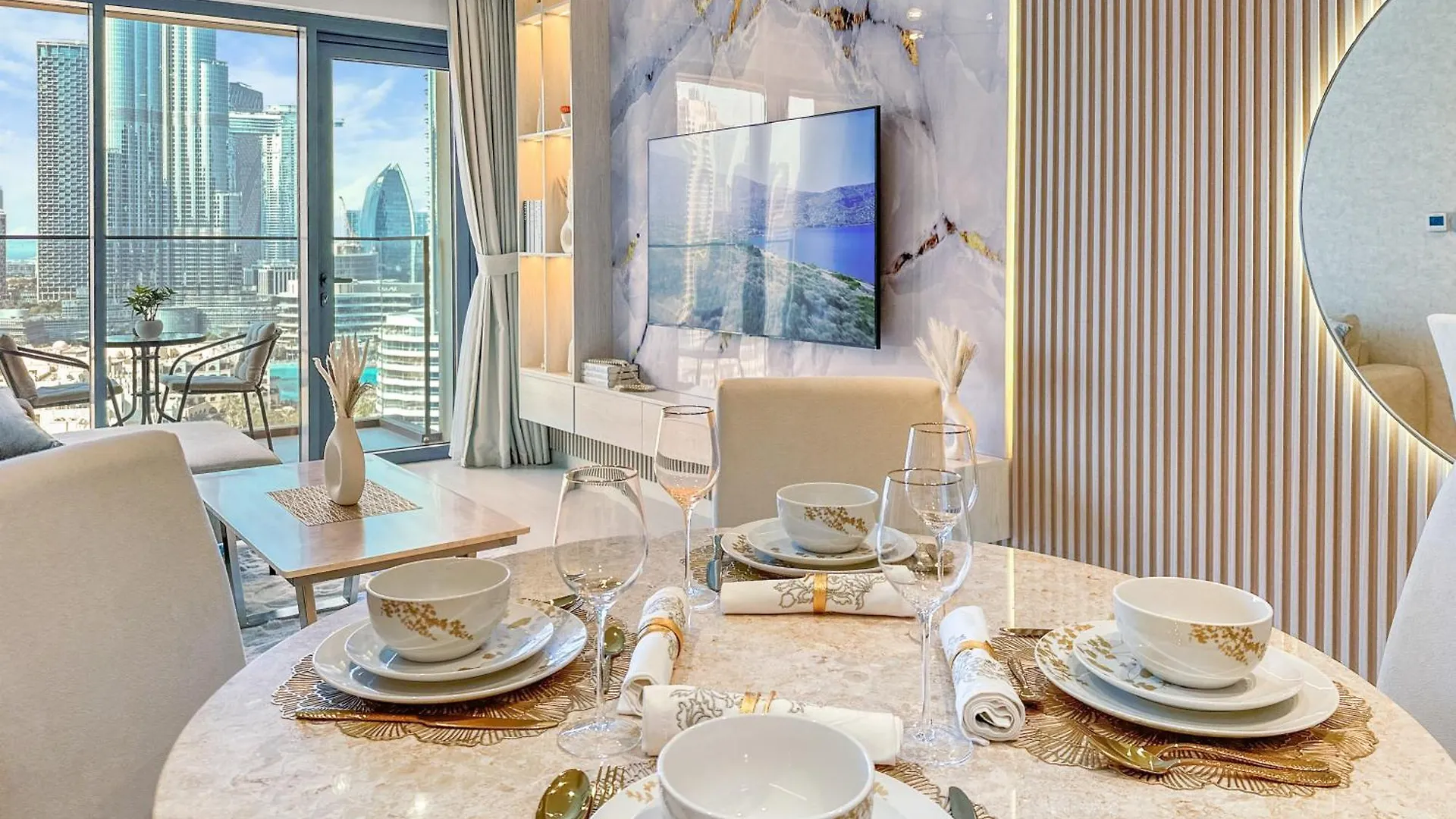 Apartman Best View In Dubai And Burj Khalifa View - 2 Bedroom - 3 Beds Egyesült Arab Emírségek